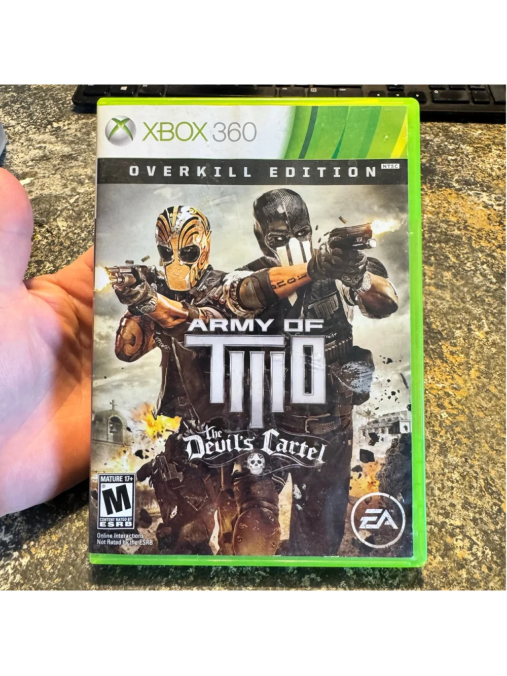 Army of Two Devil’s Cartel Overkill Edition Xbox 360 Complete Tested Working